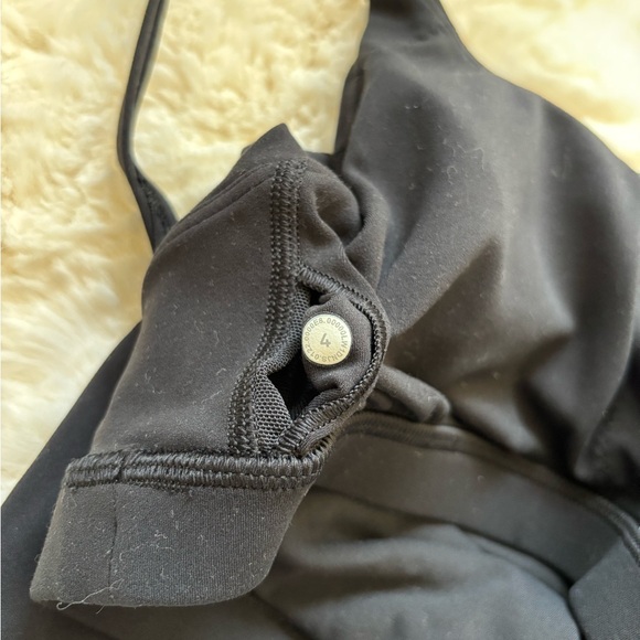Lululemon Strappy Nulu Shelf Tank Top, Black, 4 - Picture 5 of 5